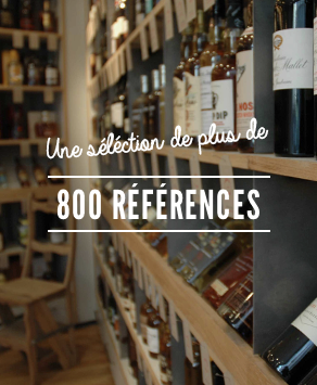 Une sélection de plus de 800 vins